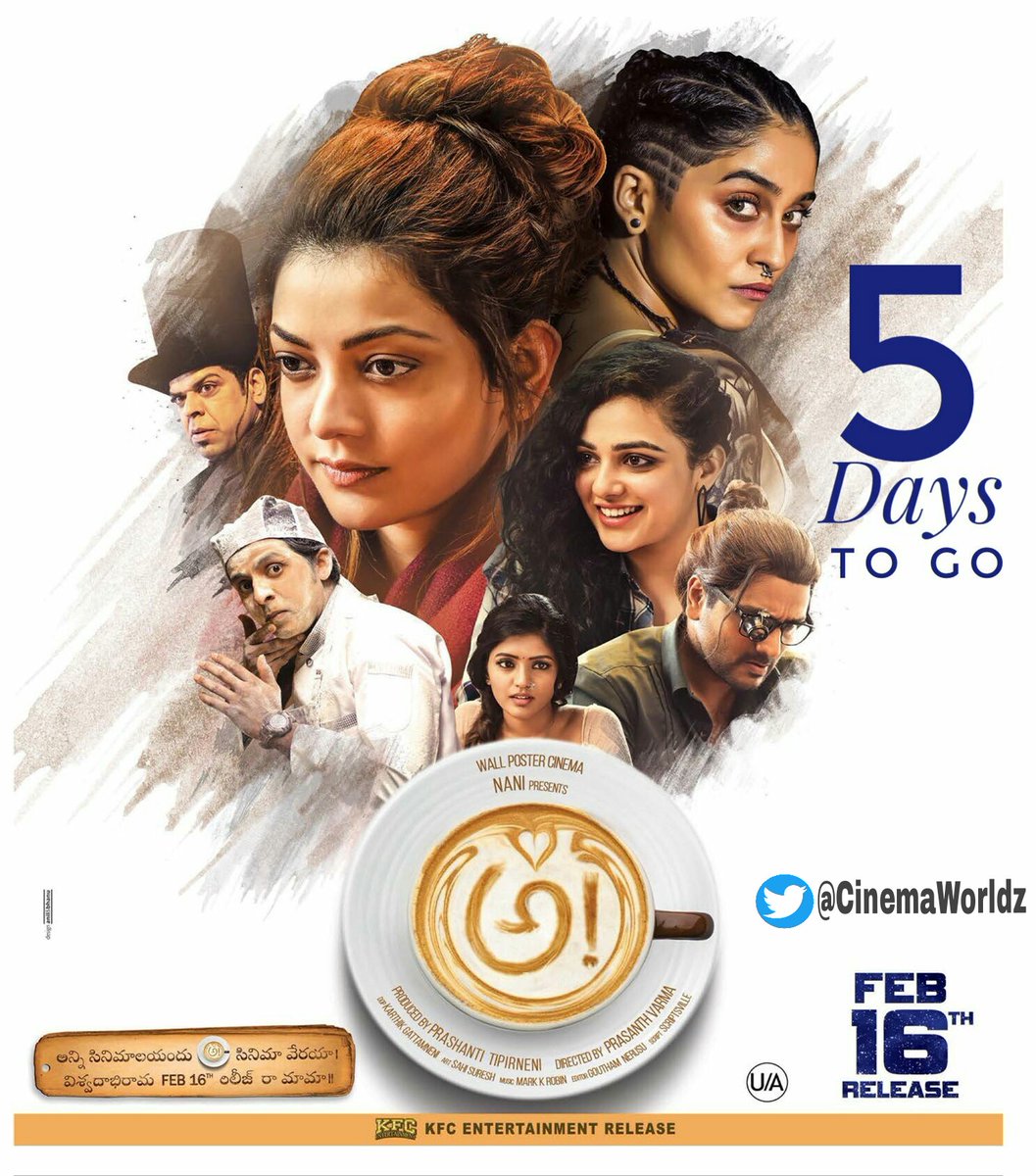 Meet @MsKajalAggarwal As#Kali next Friday, in the theatres near you!! 

youtube.com/watch?v=xOEscQ…

How many are Waiting for FDFS ? 😉
ONLY 5 DAYS LEFT
pic:- @CinemaWorldz 
#AWEReleaseOnFEB16th #Awe 
#KajalAggarwal