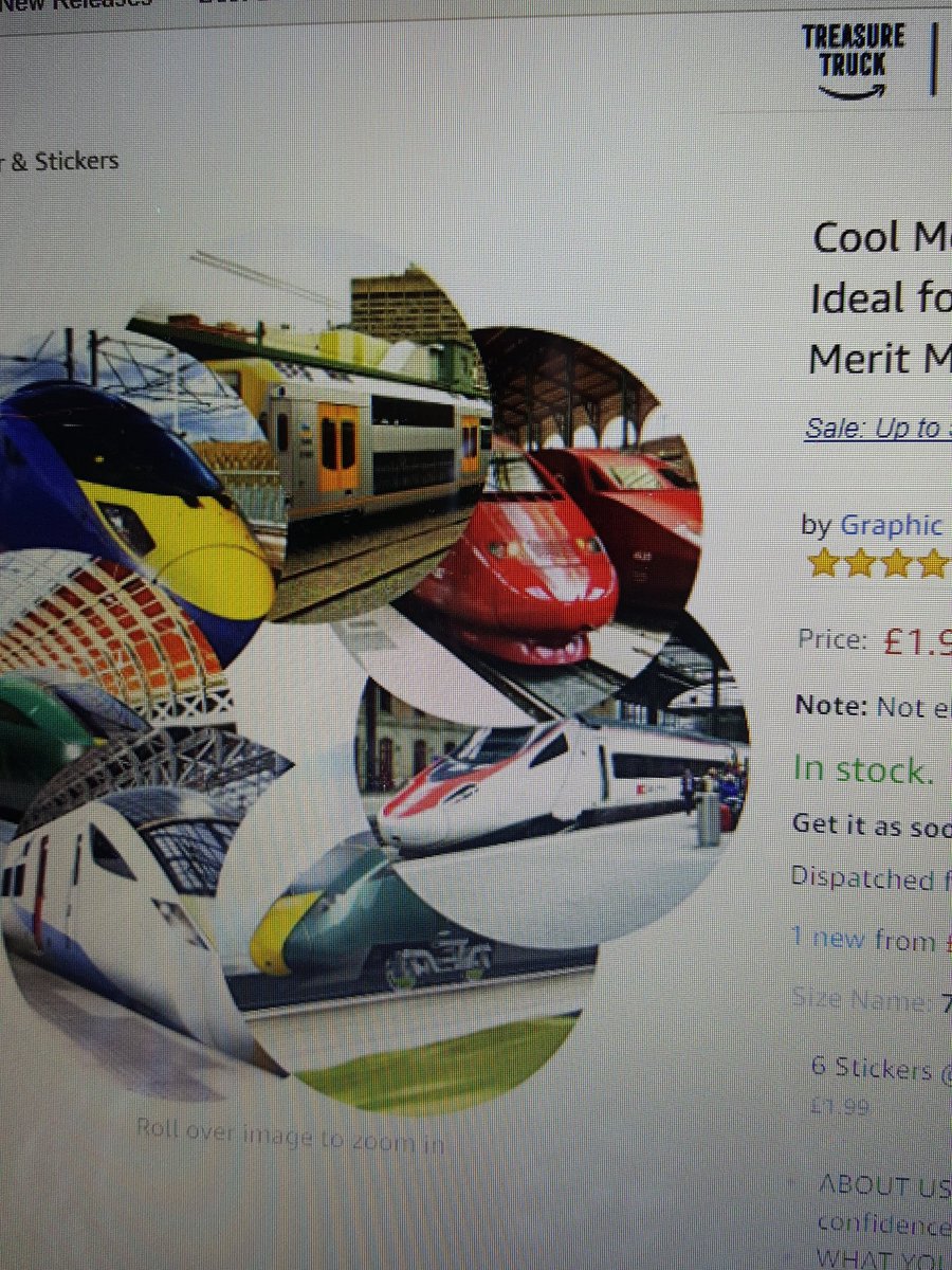 Wow, big shout out to Graphic Flavour, selling reward stickers with real pics of trains on them. My #autistic son adores them! Makes him so happy. #autism #asd #trains #pottytraining