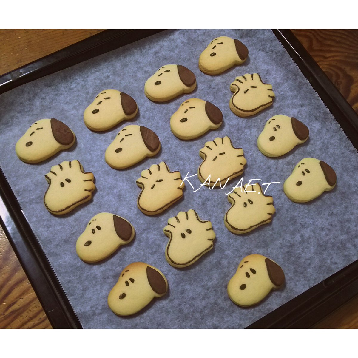 かなーぶらうん V Twitter ハゲタカスヌーピーのクッキー 付属 木 今年のバレンタインクッキー作り 自分宛 完全に自分好みに仕上げた Peanuts Snoopy スヌーピー スヌーピークッキー