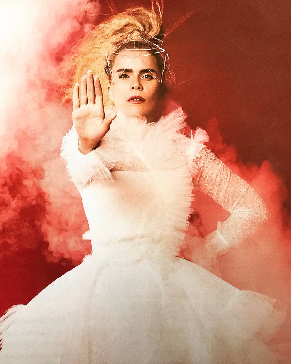 Beautiful shoot of <a href="/Palomafaith/">Paloma Faith</a> in this mornings <a href="/YOUMagSocial/">YOU Magazine</a> featuring KH Millinery Perspex Mask! Styling @Karl_Willett - Photo <a href="/elisabethhoff/">Elisabeth Hoff</a>