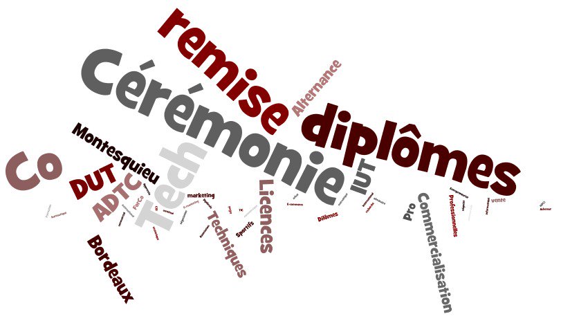 techdeco's tweet photo. Vous avez décroché un diplôme Tech de Co Bordeaux (DUT, LP, DU, DUETI)? Pensez alors à vous inscrire à la cérémonie de remise des diplômes du vendredi 23 mars prochain.  Le mail d'invitation que vous avez reçu contient le lien d'inscription. https://t.co/QM8tXEO7wp