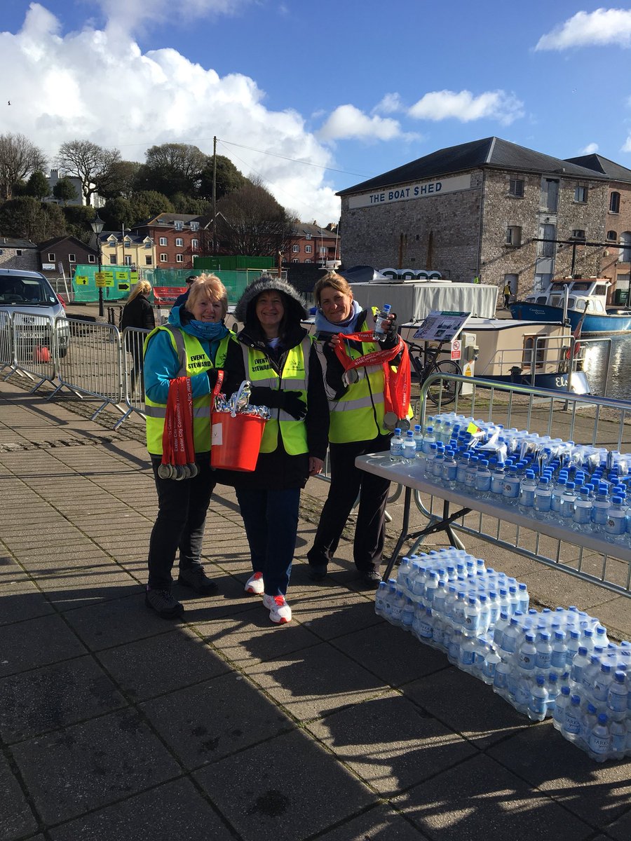 ExeterCCT's tweet photo. A huge #ThankYou to the Amazing volunteers from @CHSW helping at today’s #ExeterHalf https://t.co/EGoUYSnbJN