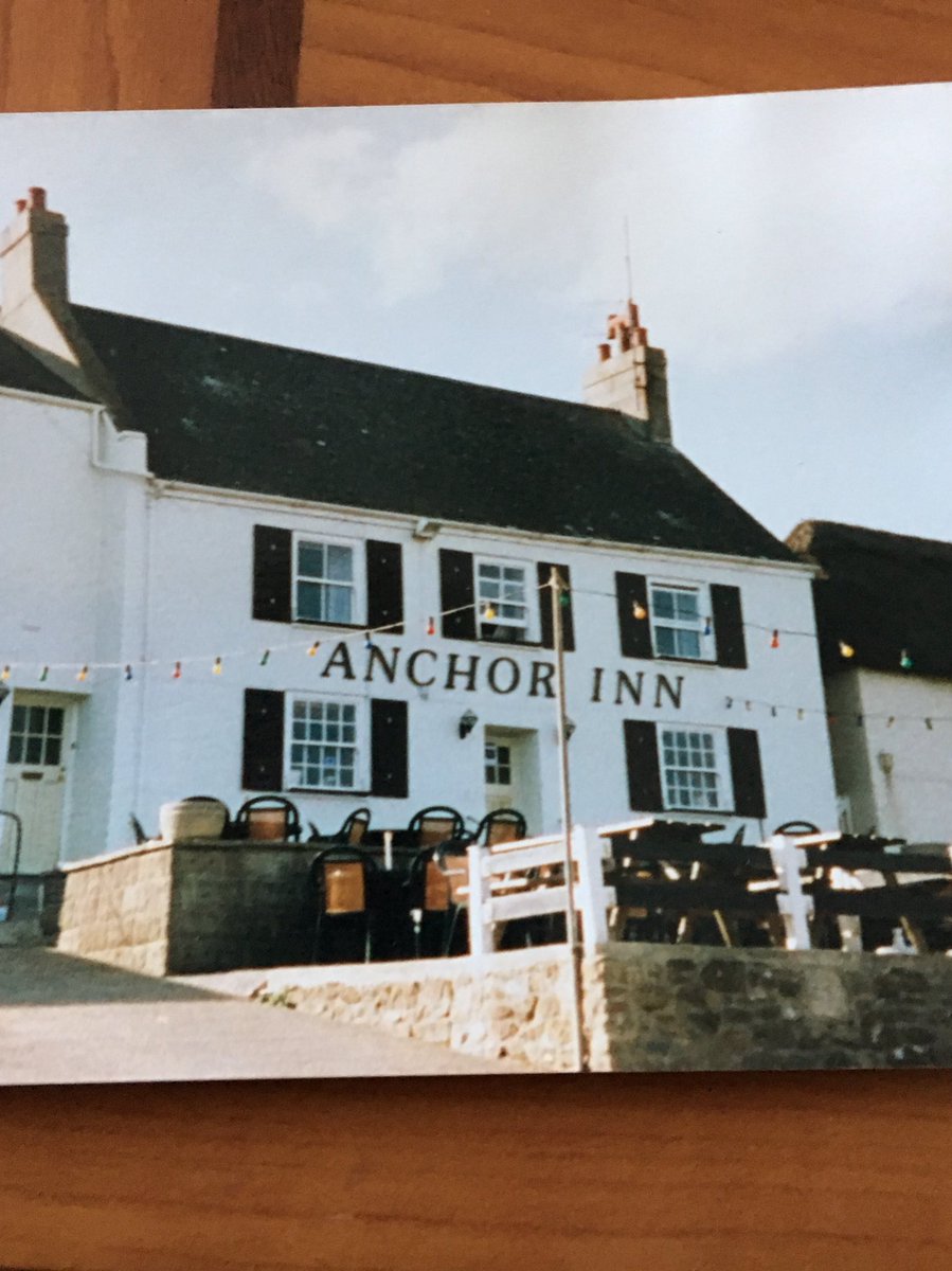 animal38's tweet photo. @AnchorAtSeatown Having a sort out yesterday and found these old photos of my mum visiting the Anchor, showing her where I used to spend a lot of time when I worked at Lyme Regis. #goodtimes https://t.co/LClFongadX