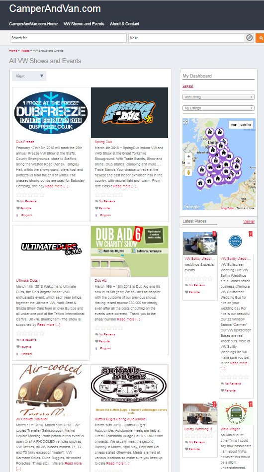 CamperAndVan's tweet photo. Do you want to see where and when all the VW Shows are in the UK this year... We found 82 so far and have added them to the map at https://t.co/DXrd672rDW. There is great coverage so good chance you will find a great show near you! #vwshows https://t.co/oVkOGfSCSr
