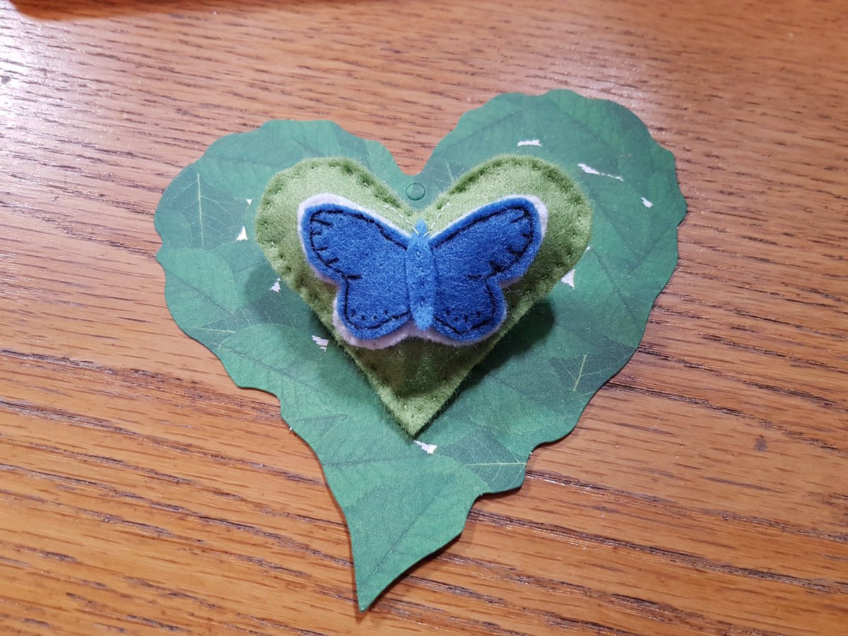 anna_allum's tweet image. I&apos;m wearing my green heart badge today at #RSPBPulborough @Natures_Voice to #ShowTheLove for our incredible wildlife. Mine features the lovely silver studded blue butterfly who lives on precious heathland #HelpTheHeaths