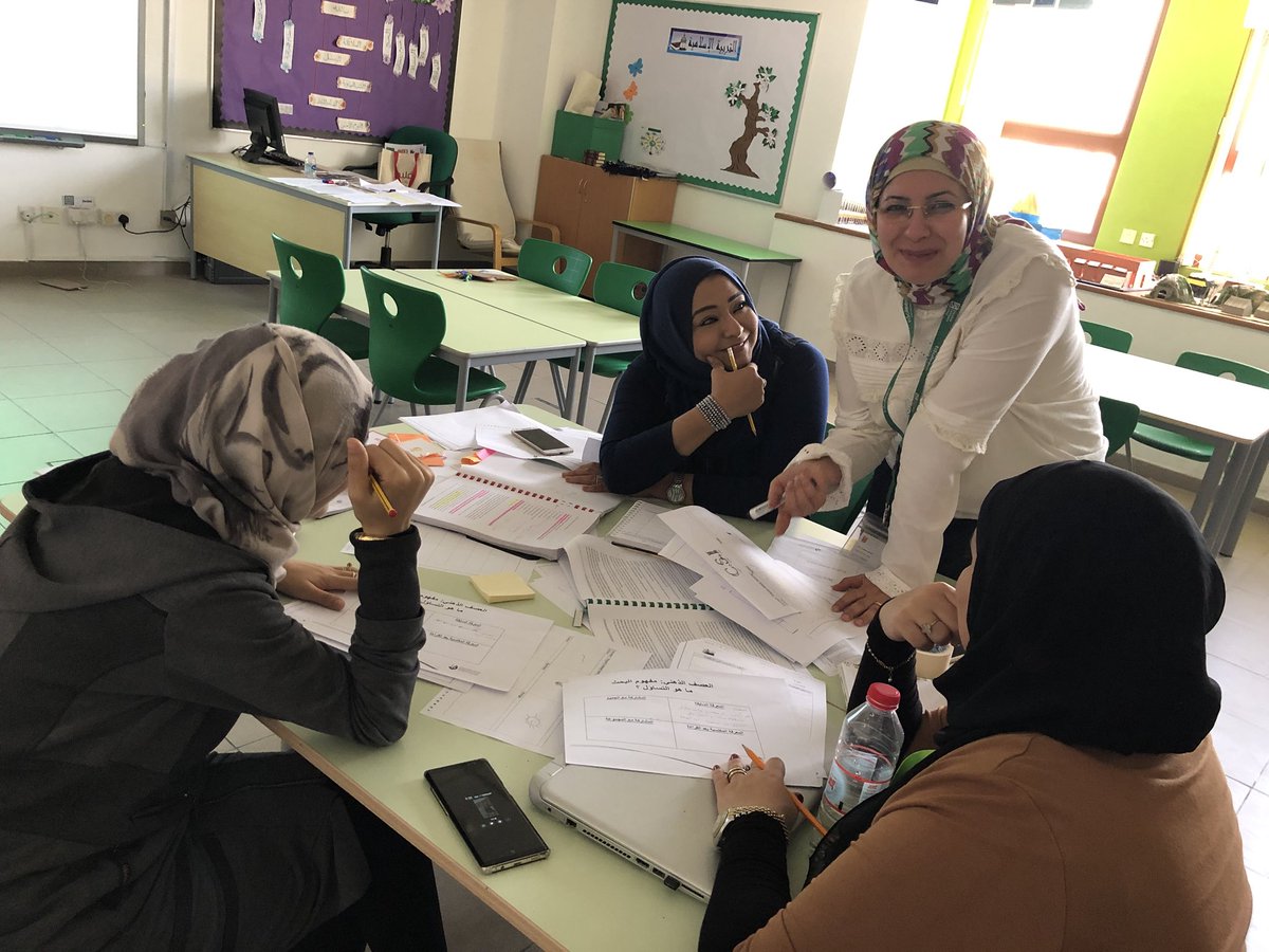 GISArabic's tweet image. The PYP Arabic B team are enjoying the Inquiry in Arabic PD today with Shaimaa #behappybegcs