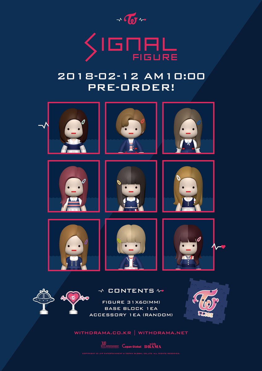 Twice Twice Signal Figure Pre Order Starts 18 02 12 Mon Twice 트와이스 Signal Figure