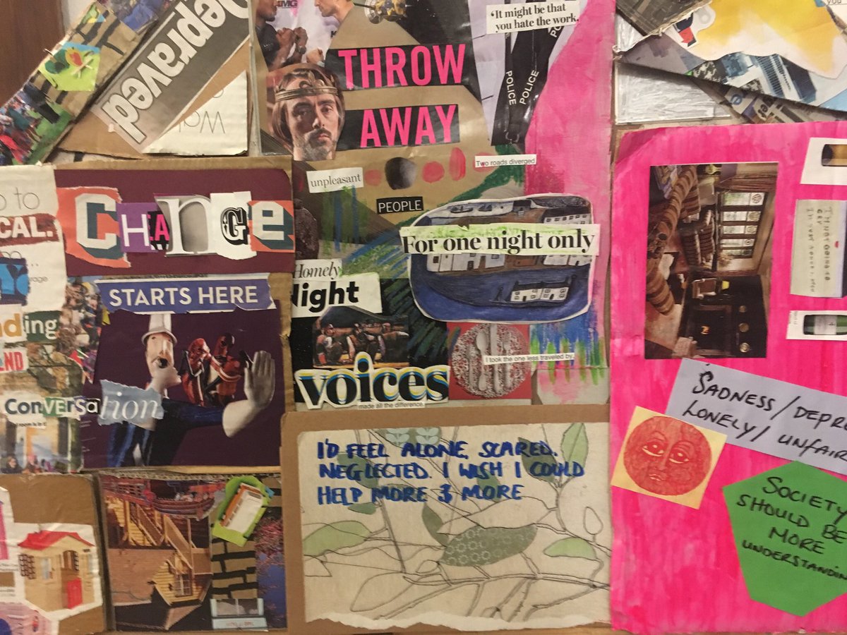 Art_4Change's tweet photo. New collages,getting ready for homelessness awareness week https://t.co/HuXqjTcK82
