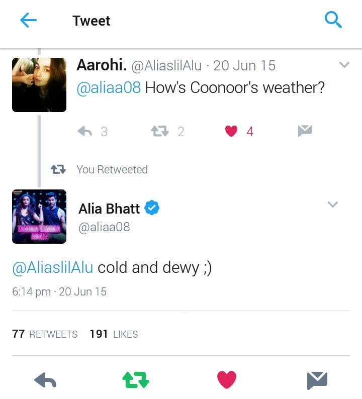 AliaslilAlu's tweet photo. this is real happiness ❤🌎
1st: video mention- 8th September 2014▪
2nd: reply- 20th June 2015▪
3rd: birthday wish- 11th October 2015▪
4th: hugged sidharth- 3rd February 2018▪
all I want to say is thank you so much ❤ i feel blessed. https://t.co/6SyzjWhqz2