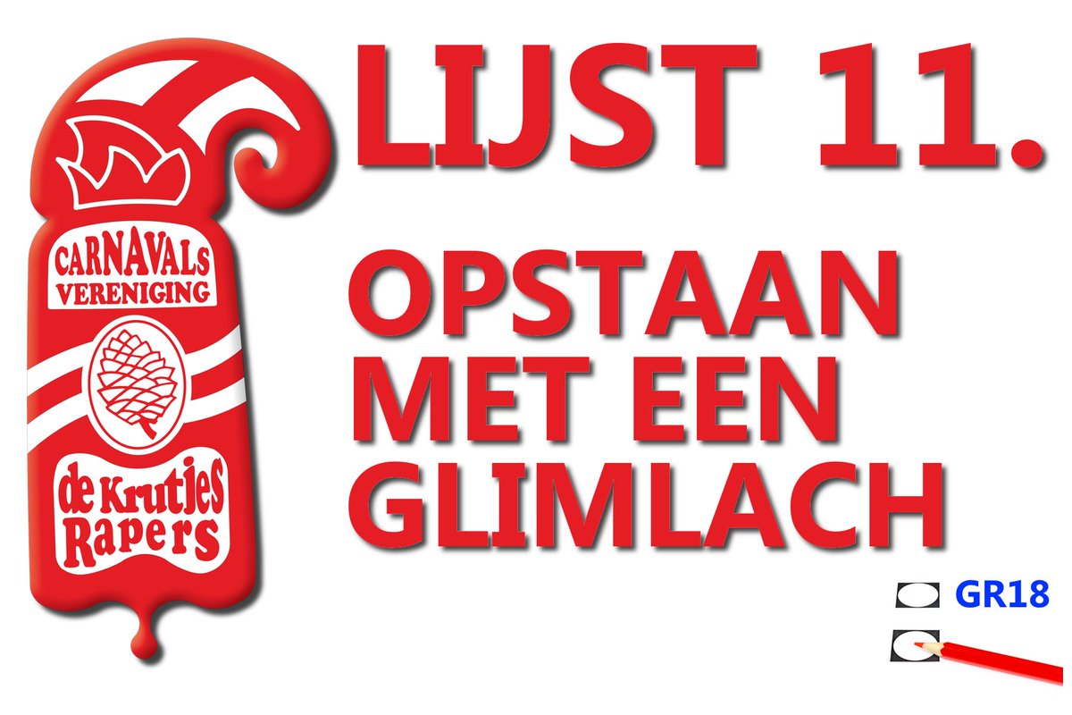 Snacken jullie nor een fisje en nie nor unne raad mi van die gapers, wordt dan lid van de Krutjesrapers! Gemeenteraadsverkiezingen 2018 #senb