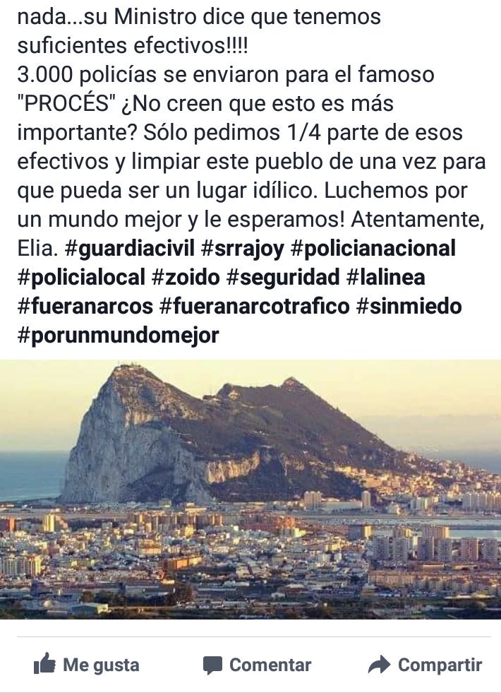 <a href="/EliaBrosed/">Elia Brosed</a> ciudadana y trabajadora de La Linea de la Concepción, explica con toda claridad lo q ocurre en esa localidad. 👏👏👏

m.facebook.com/story.php?stor…