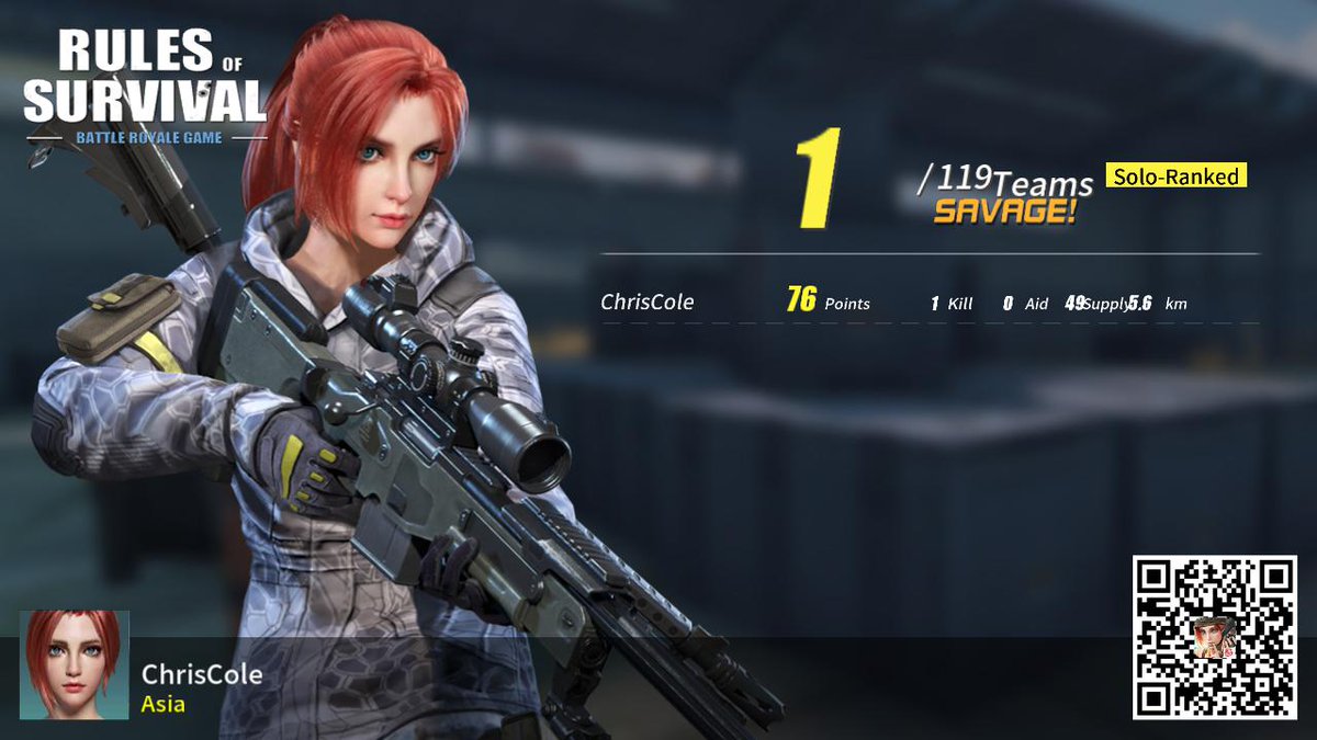 #RulesofSurvival
