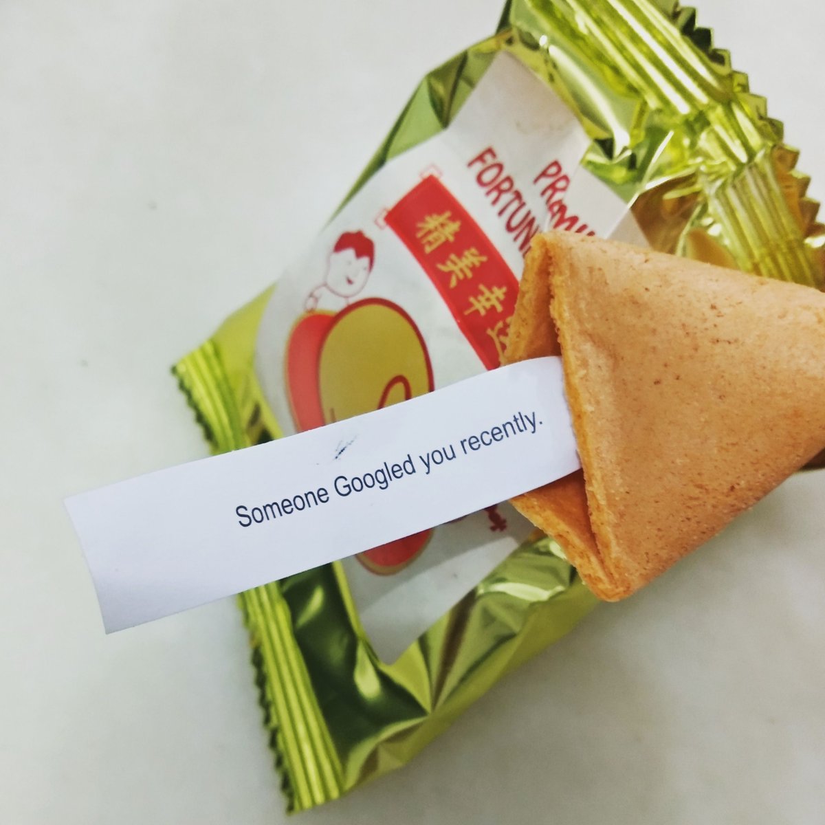 tedboybakery's tweet image. Yep. #GoogleSays #Tedboy #fortunecookie