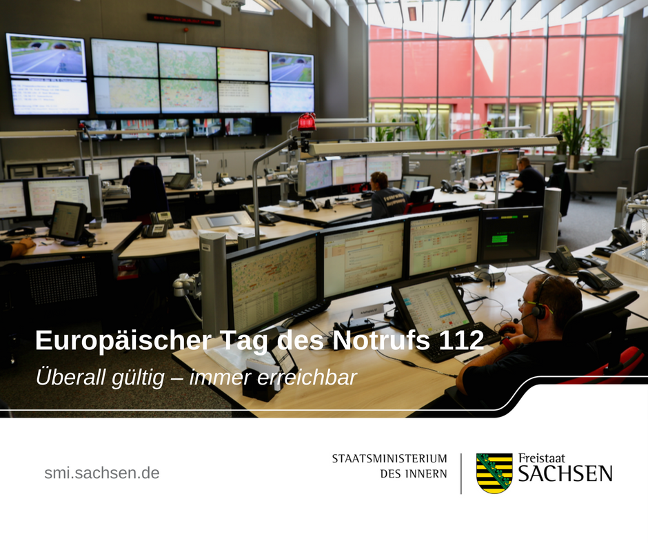 SMIsachsen's tweet photo. ☎️ 11.2. – am heutigen Europäischen #Notruftag soll daran erinnert werden, dass es den europaweiten #Notruf mit der Nummer 112 gibt. Mehr dazu auch zum Thema #Notruffax für gehörlose, hör- und sprechbehinderte Bürger auf #Amt24: https://t.co/LYlQOgYtdl https://t.co/c4NjqFKgUV