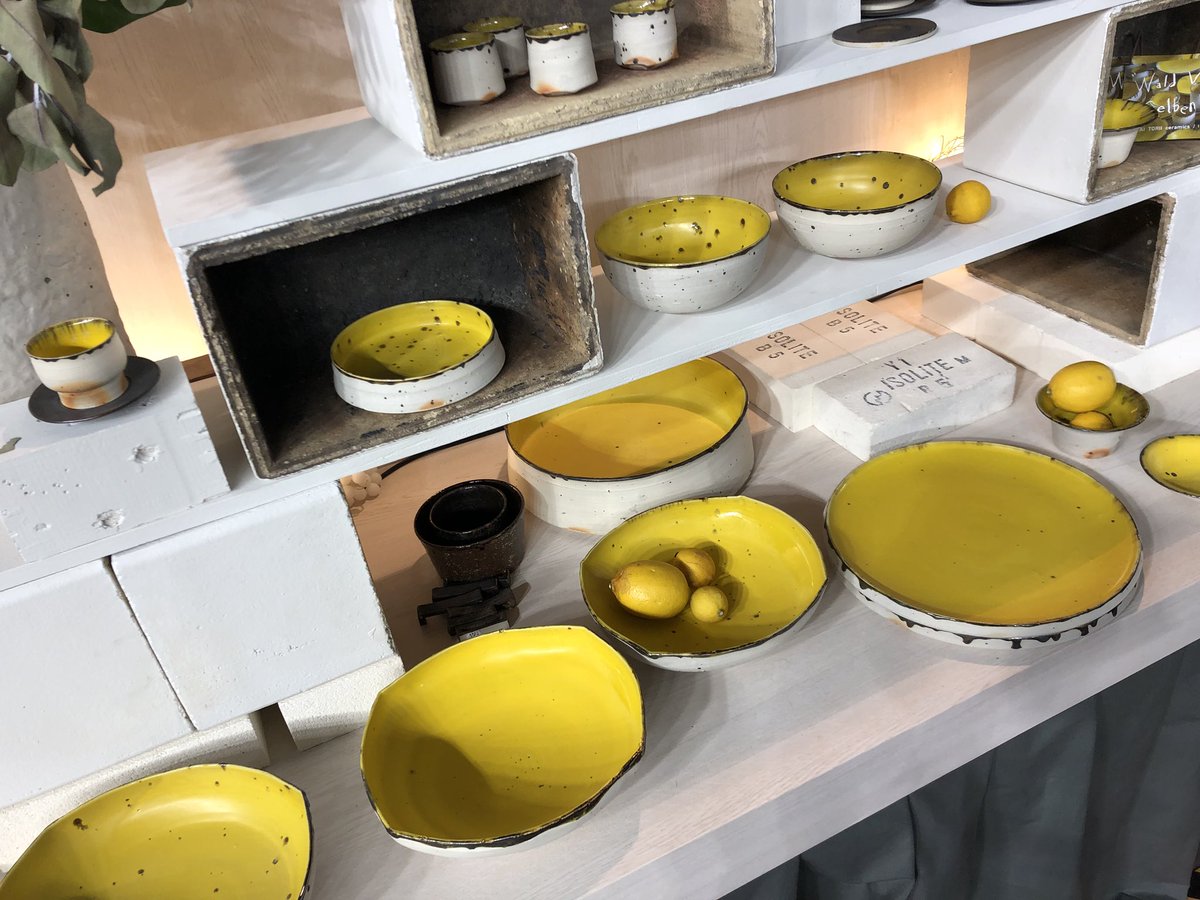 鳥居あいさん 器 黄色い星 食器 丸皿 大皿 常滑焼 陶器 【公式通販】