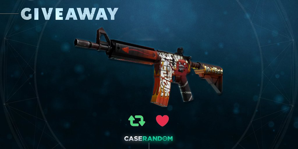 caserandom's tweet photo. Win 🏆 ★M4A4 | Hellfire ⏱️ in 10hr!
-Go https://t.co/NsrHDWhiHg   
-RT&amp;Like⌛️ https://t.co/vN0Db3qjRV