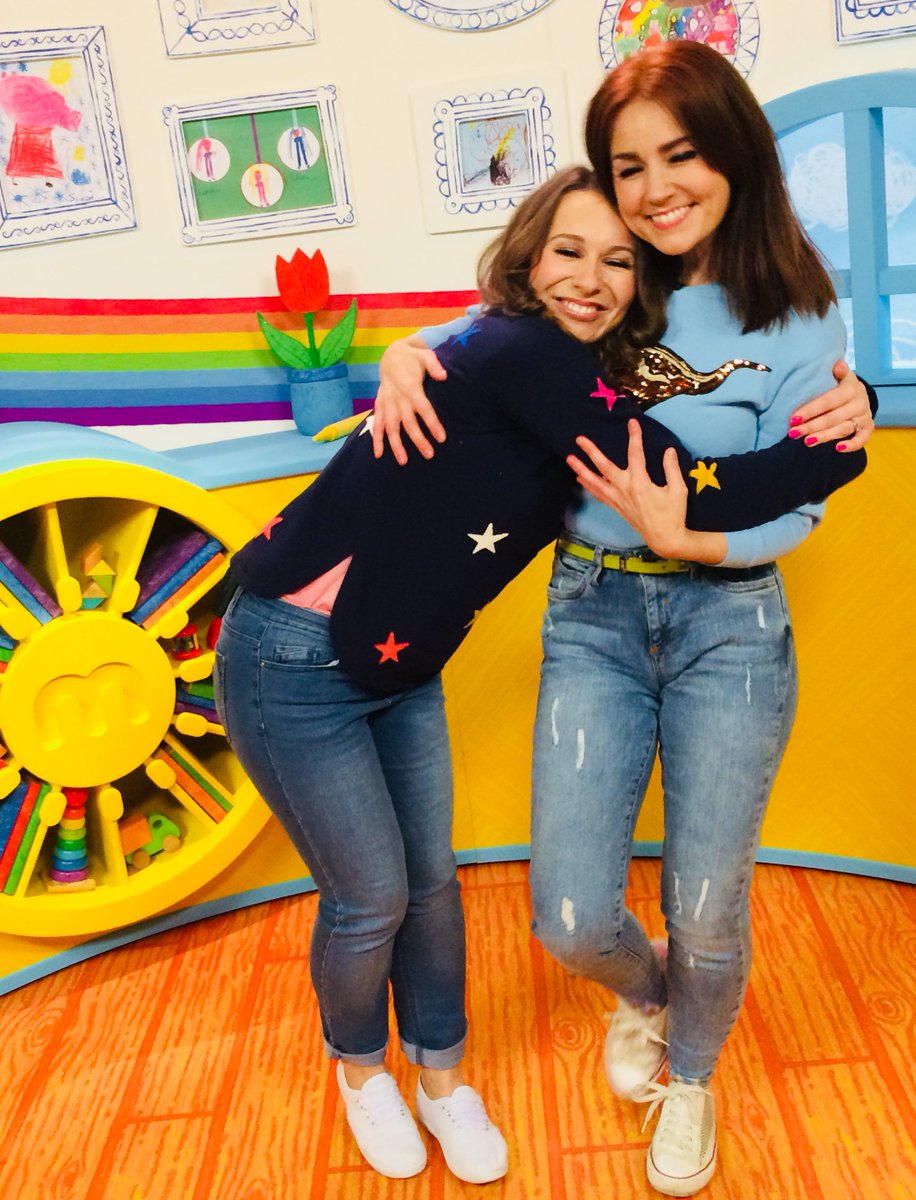 AmyLTommo's tweet photo. Are you all enjoying a #Jenamy milkshake morning?? Look how happy we are 😍👯‍♀️🙌🏻 She’s the Shine to my Shimmer! Pop on #channel5 ...we’re there till 10am! 👍🏻🤗@milkshaketv @JenPringle5 #northerntwinnie #loveher #Sunday https://t.co/jmUYsqVOKb