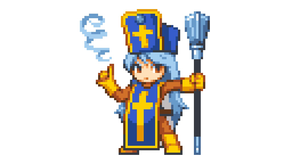フラッグさん En Twitter ファミコン ドラゴンクエストiii 僧侶 Dq3 ドット絵 Pixelart