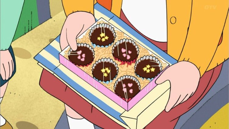 根岸くんチョコつくるクオリティʬʬʬʬʬ #ちびまる子ちゃん #バレンタイン