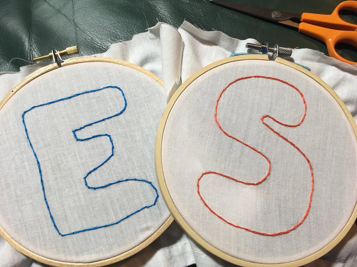 EllasPromiset18's tweet photo. Tried something a little different for me. Still a lot of practice to do but not a bad attempt at split stitch for the first time.😄😍 #needlework #splitstitch #practicemakesperfect #raisingawareness #trisomy18 💕🌟 https://t.co/WJeo8LJd8c