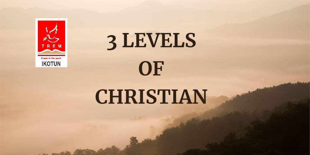 tremikotun's tweet photo. 3 LEVELS OF CHRISTIANS
BABIES: CARNAL (RULED BY FLESH) AND CANNOT HANDLE THE TRUTH
CHILDREN: SELFISH (ME FIRST), EASILY DISTRACTED, TALK BEFORE YOU THINK.
SONS: SPIRITUALLY MATURED (LED BY THE SPIRIT).

#TREM #CelebratingJesus https://t.co/1lwo9HUVGI