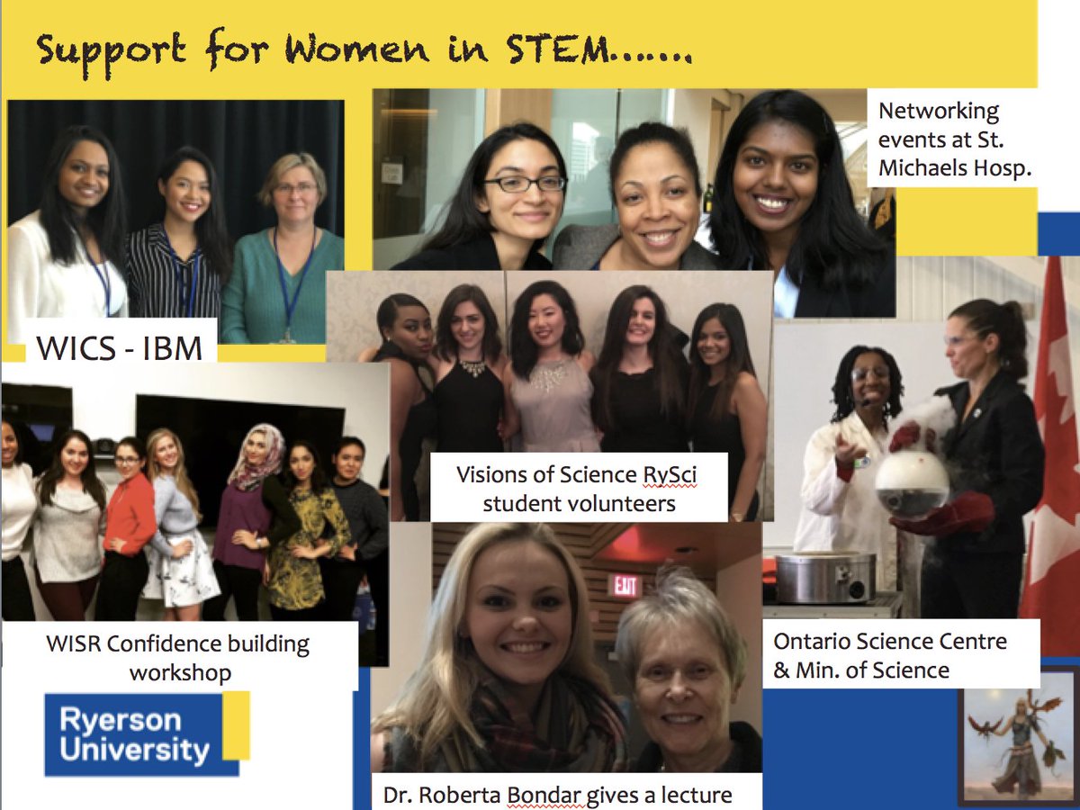 ImogenRCoePhD's tweet photo. Celebrating #women #girls in #STEM #IWDGS2018 @RyersonSci @RyersonU @SciXchangeRU #connectedscience #formingbonds #networks #achievements Thnx 2 all staff, faculty & students who support & commit 2 #Equity #Diversity #Inclusion #Science https://t.co/T7QFyrRqEC