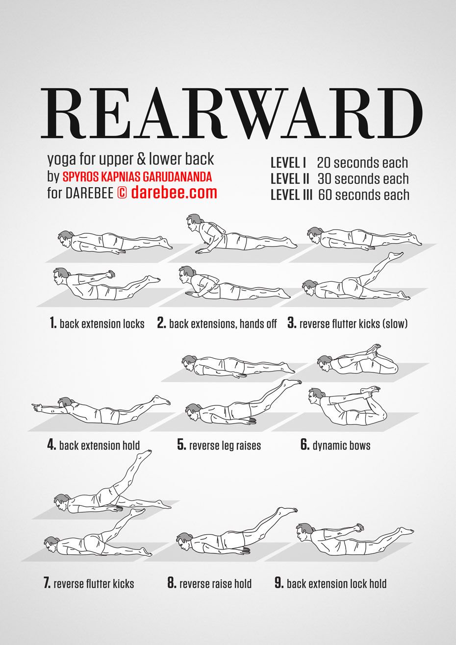 DAREBEE on X: Workout of the Day: Rearward  #darebee  #wod #yoga #workout #fitness  / X