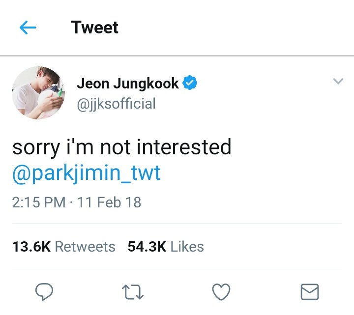 fairygguks's tweet photo. ☄ jikook social media au

rival soloists jk and jm hate each other with a passion not only because they're both threats to their popularity but they hate how they make each other feel

everything becomes worse when jimin accidentally tweets i love you to jungkook https://t.co/u9soyVih6L