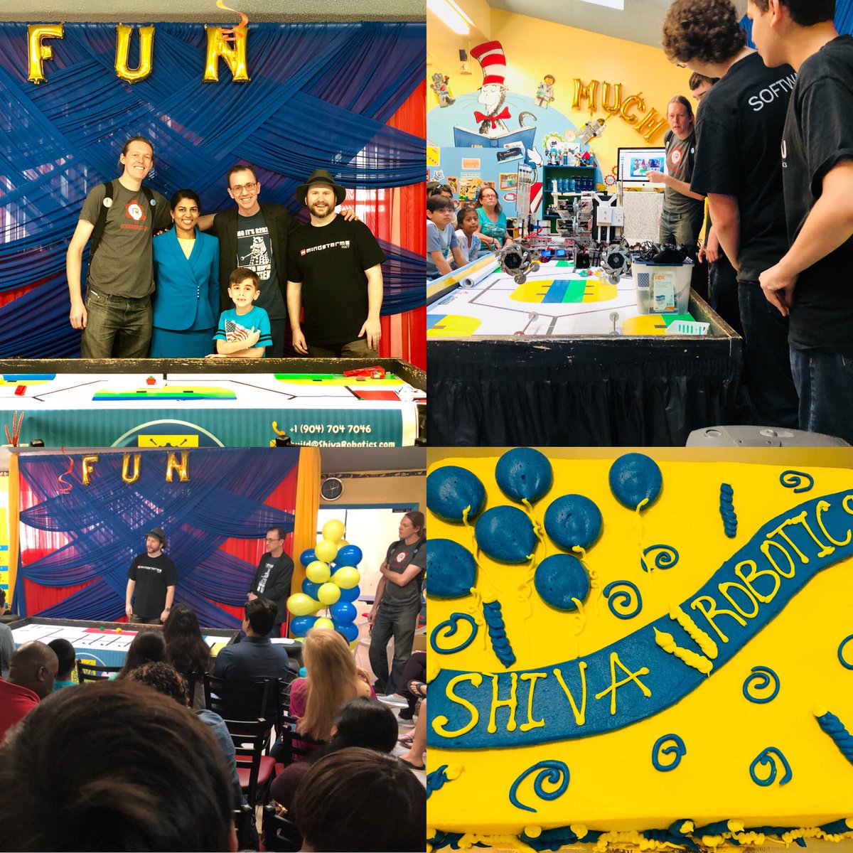 ShivaRobotics's tweet image. Shiva Robotics Academy is one more year older now. Thanks to the friends, family and students for hand-holding us lovingly these past years. #TWOmuchFUN #grateful #SecondAnniversary #Robotics