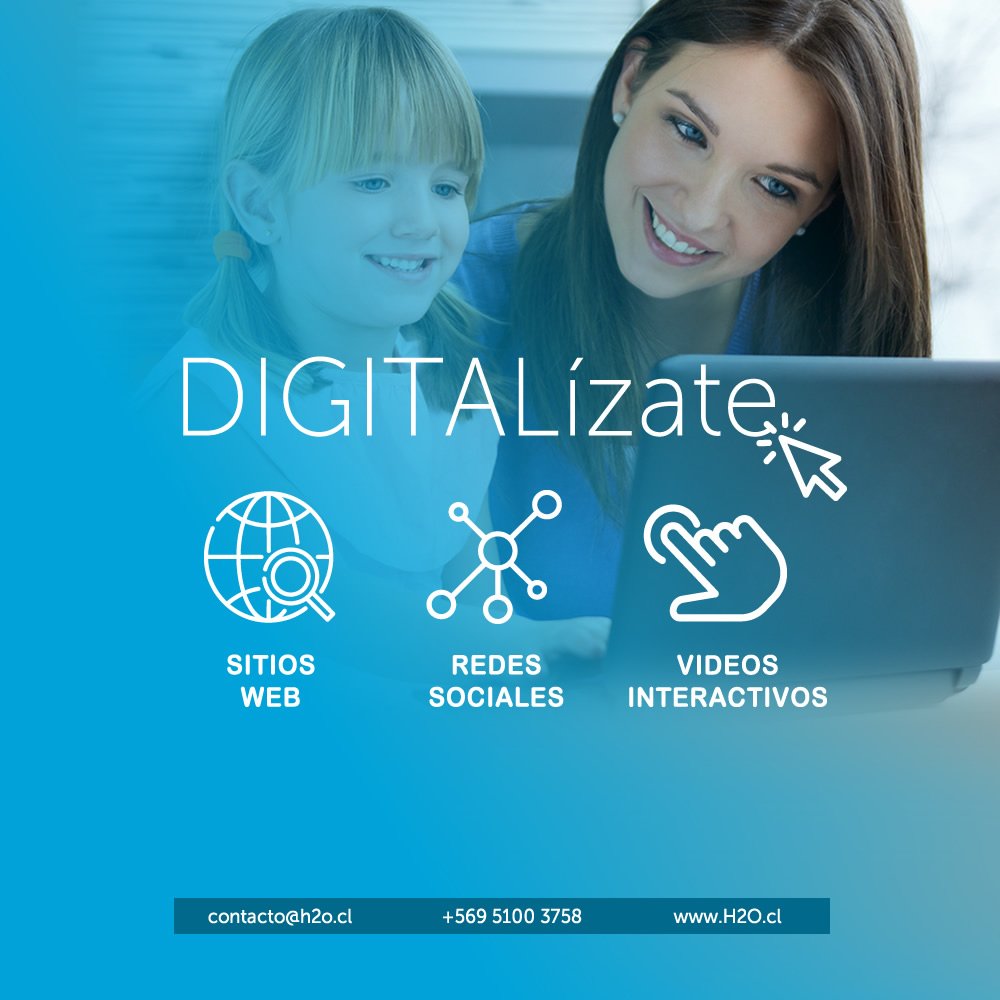 h2oStudio's tweet photo. DIGITALízate
#SitioWeb #RedesSociales #VideosInteractivos
WhatsApp: +56951003758
https://t.co/576G885fap
#Santiago #ViñaDelMar #Regiones https://t.co/ee1DCQJvqt