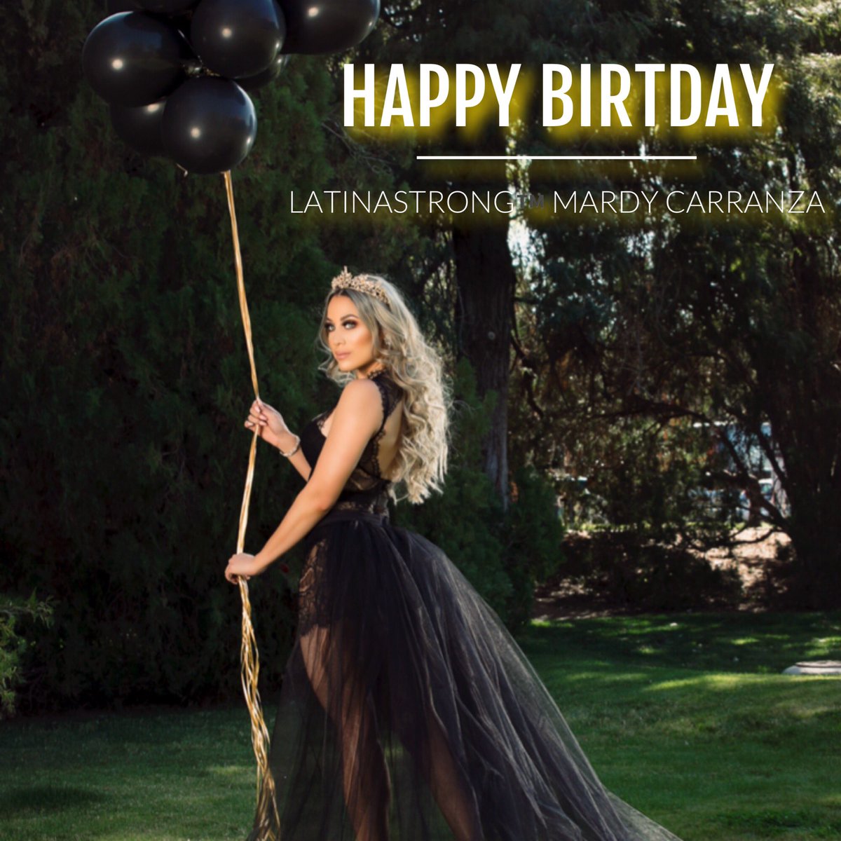 LatinaStrongDr's tweet image. Happy Birthday #LatinaStrong #CommunityCoreLeader Mardy Carranza. May all your wishes come true. Thank you for all you do for LatinaStrong Foundation ❤️