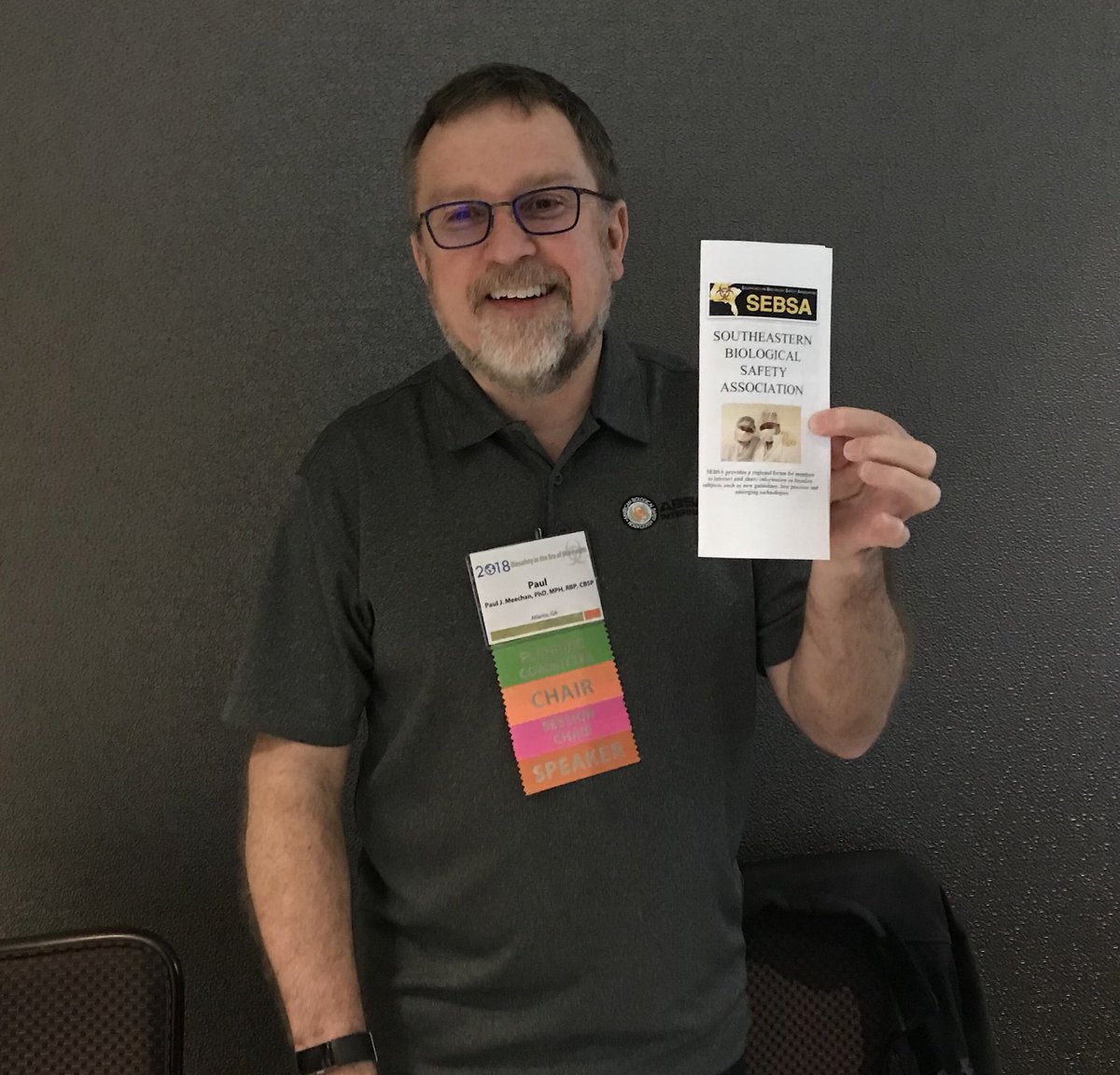 SEBSABio's tweet photo. SEBSA representation at 15th CDC Symposium on Biosafety is everywhere! #SEBSApride #CDCsymposium2018 #biosafety #SEBSA https://t.co/zolqz03JLQ