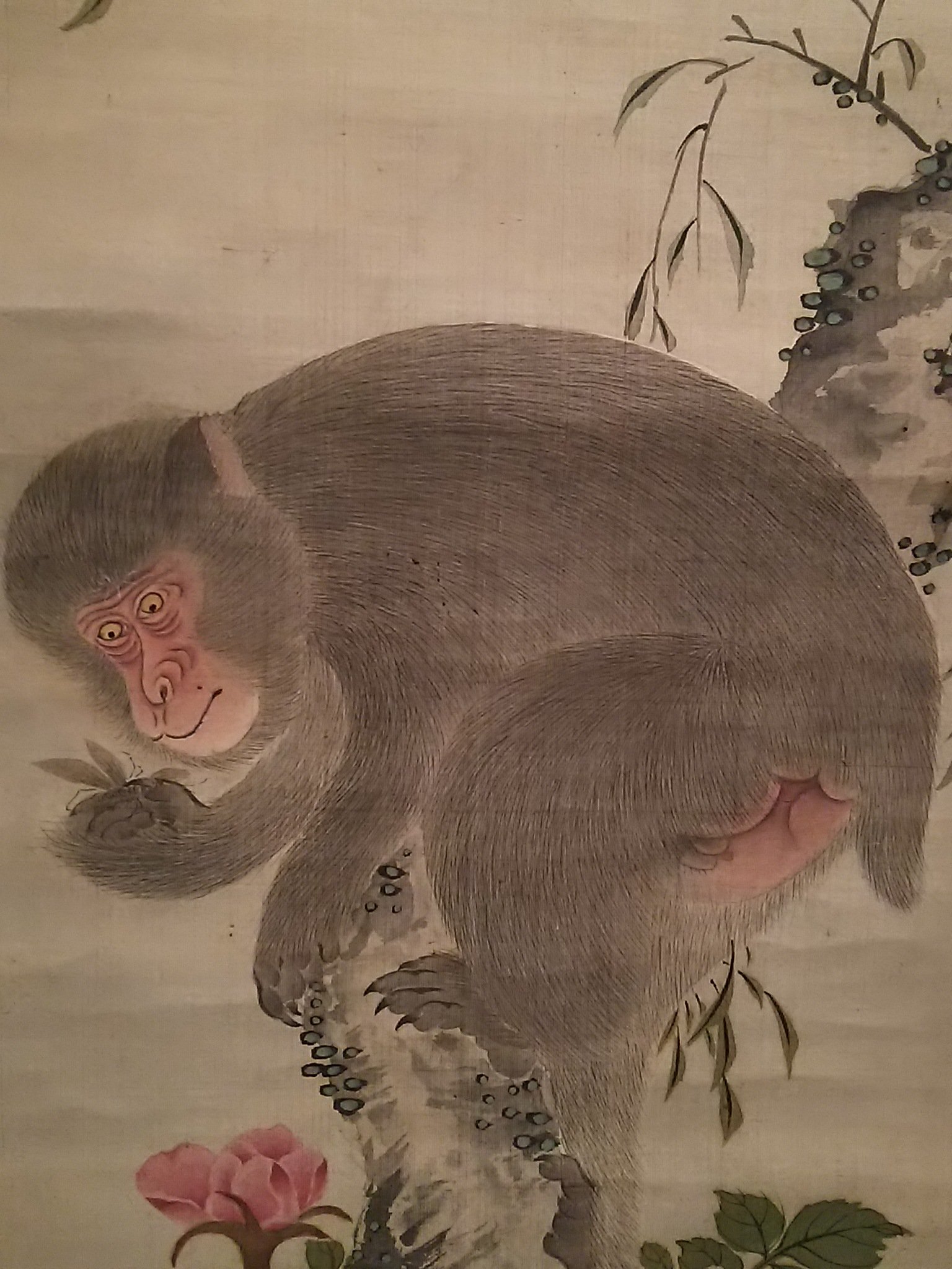 甘酒 On Twitter 加島美術 アニマルワールド お気に入り その５ 森狙仙の猿と天竜道人という人の猿 森狙仙の猿はいわずもがなだが天竜道人の猿も味があって好き