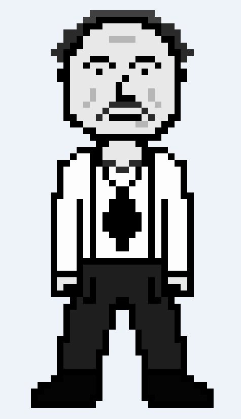 rootgames's tweet photo. I am relatively slow but determined. Here are the jurors #11, #7 and #4 in bigger size 😉👍📽️ #MovieGameJam #pixelart #gamedev #indiedev https://t.co/0QbpaCFQxd