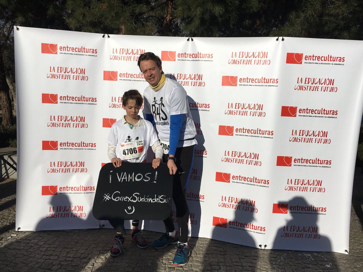 jorgecaveda's tweet image. Las nuevas generaciones sumándose a correr por una buena causa. Hoy Eugenia @Run4S nos ayudo a echar una mano a entreculturas.org @Entreculturas. Entra run4smiles.com y corre por una buena causa