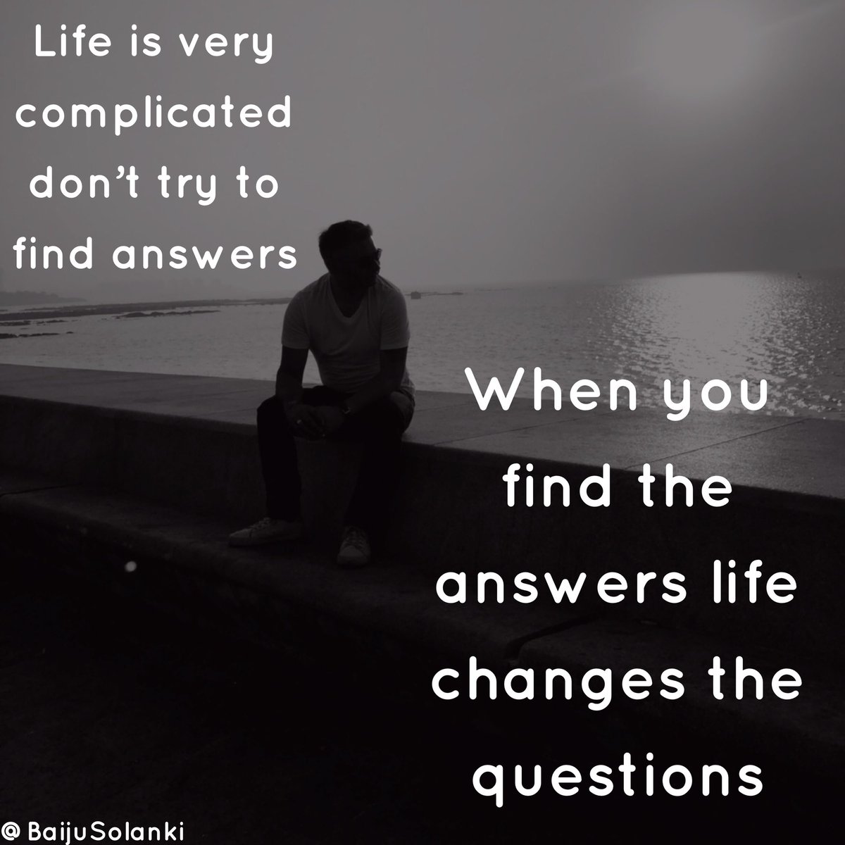 BaijuSolanki's tweet photo. Ask better questions
#StartYourFire #NoPlanB #EnSpiritGlobal
#LiveThroughChoices #EnSpirit #TheEntrepreneursWay #Life #Entrepreneur #goal #focus #trust #impact #inspiration #motivation #inspire #motivate #inspirationalquotes #motivationalquotes #quotes #quote #successquotes https://t.co/8RNjPQYQjs