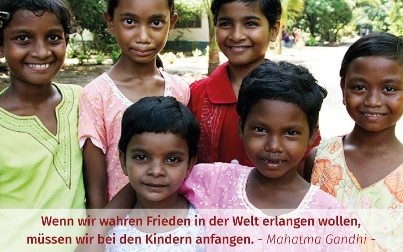 Wenn wir wahren #Frieden in der #Welt erlangen wollen, müssen wir bei den #Kindern anfangen. - #Mahatma #Gandhi - #cfikinderhilfe #weltfrieden #kindersindunserezukunft