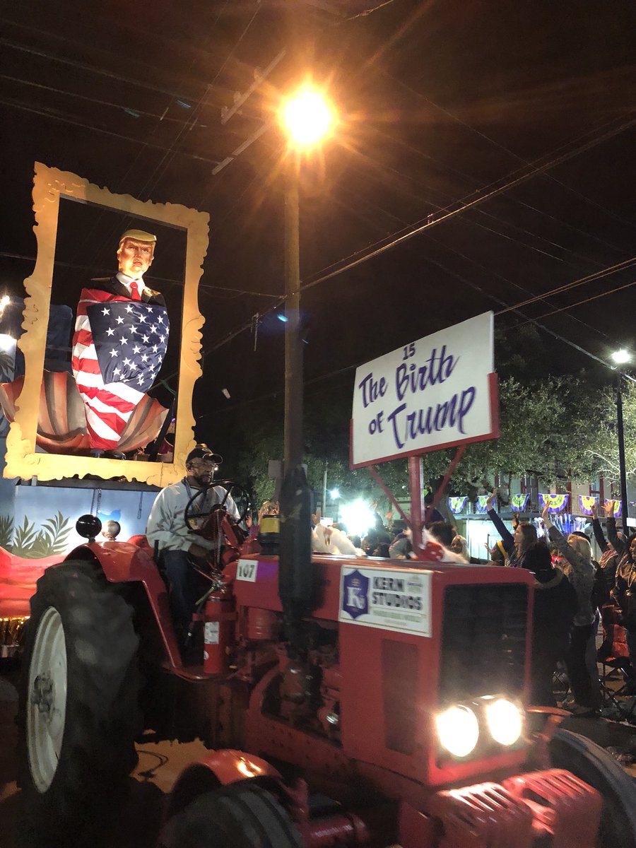 ActMicheLTorres's tweet photo. Trump Float , Muses Mardi Gras Parade in New Orleans
#Trump #DonaldTrump #MardiGras #MardiGrasParade #Parade #President #POTUS #Muses #MusesParade #Float #MardiGrasFloat https://t.co/gXvl4VbdjY