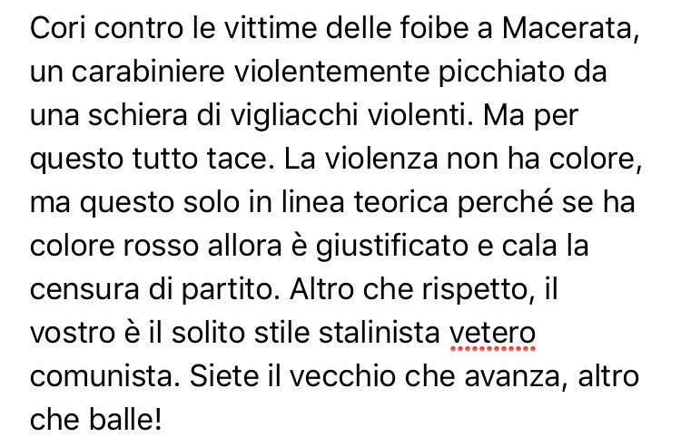 Cari <a href="/LiberiUguali/">Libere, Liberi e Uguali</a> <a href="/pdnetwork/">Partito Democratico 🇮🇹 🇪🇺</a> <a href="/PietroGrasso/">Pietro Grasso</a> <a href="/lauraboldrini/">Laura Boldrini</a> <a href="/matteorenzi/">Matteo Renzi</a> su questo tutto tace? Non una parola. Schifo e vergogna!