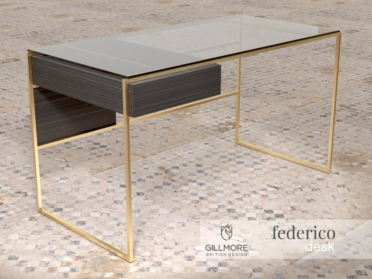 BruusDesign's tweet image. The Federico Desk... part of the Federico Collection by @BruusDesign exclusively for Gillmore. Available in a selection of metal &amp;amp; wood finishes.  gillmore.co.uk