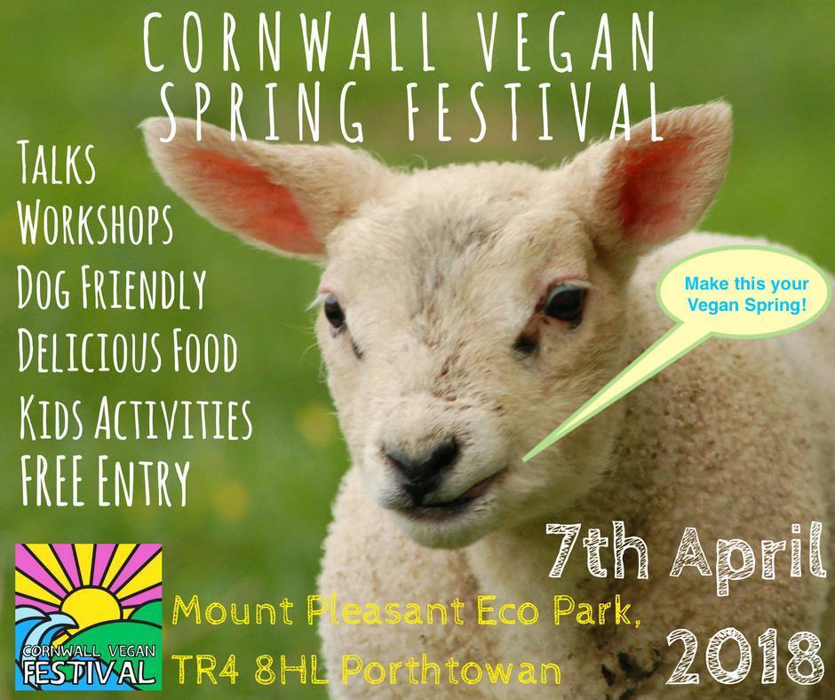 TheCornishVegan's tweet photo. We are so proud to be one of the sponsors for this year's Cornwall Vegan  Festival (7th April 2018).  Hope to see you all there 😎https://t.co/bd23NaDb0r @vegcornwall @VisitTruro @CornwallLive https://t.co/40O7UZOyYQ