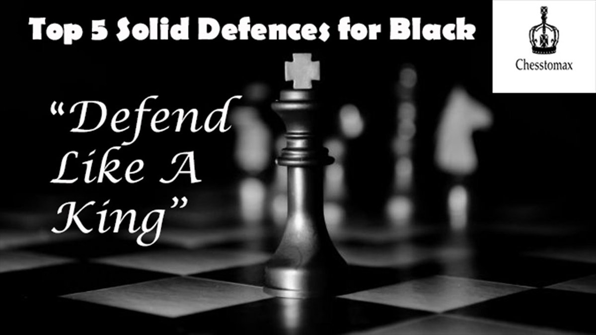chesstomax's tweet photo. Are you tired to loose games when playing with black pieces?
You can improve your defensive opening repertoire right now with our recent video "Top 5 Solid Defences for Black" ;)
Link of the video is below
https://t.co/uVEKNbCFNL https://t.co/PH7JjFVYTX