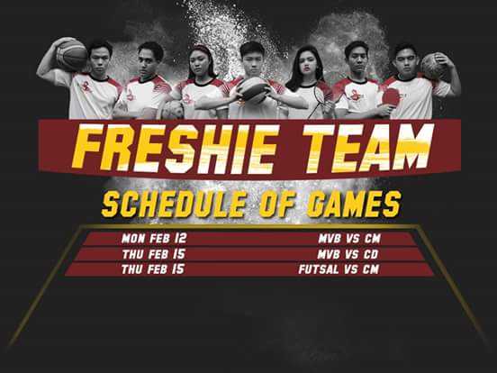 Handog2017's tweet photo. New week, new games to look forward too! Look out for these important dates and don't forget to wear white to show your support for our Freshie Team Players! 
#FTFight #FreshiesRepresent #BakbakanOverDOSE https://t.co/MH2HscpKGU