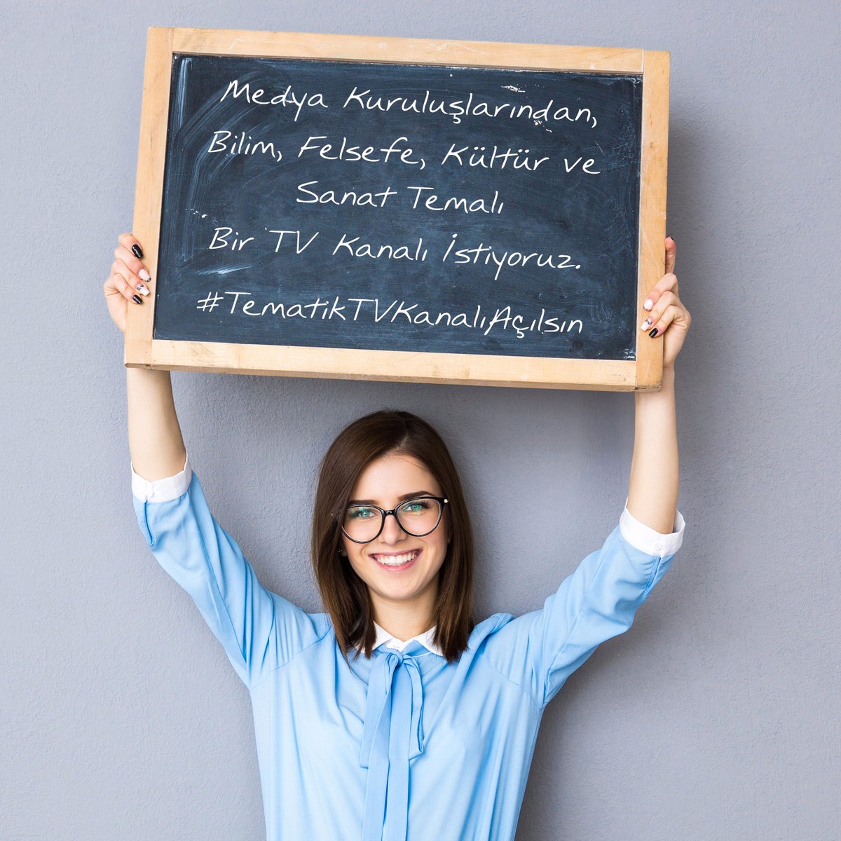 Tüm Medya Kuruluşlarından,
”Bilim, Felsefe, Kültür ve Sanat Temalı Bir TV Kanalı İstiyoruz"
#TematikTVKanalıAçılsın