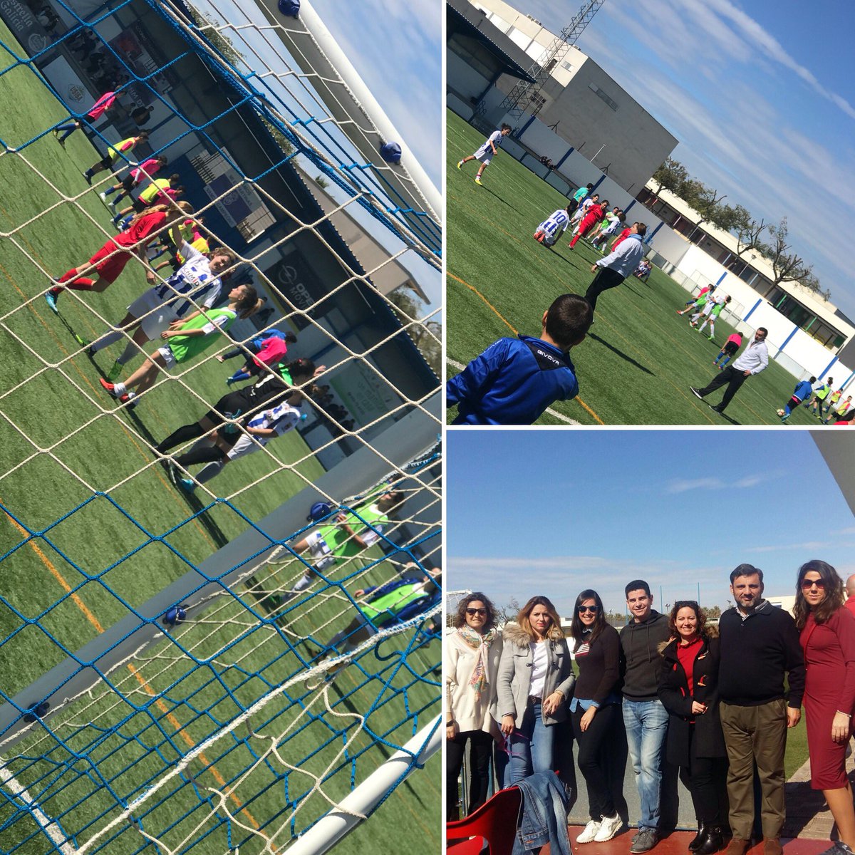 Buena mañana de fútbol femenino en #Espartinas ⚽️⚽️⚽️ gran partido de nuestras chicas que suman 3 puntos importantísimos!!!! Feliz de poder apoyar el fútbol femenino desde mi pueblo.Gran trabajo el del <a href="/espartinascf/">Espartinas c.f</a> 👏🏼👏🏼👏🏼👏🏼👏🏼#futbol #espartinas