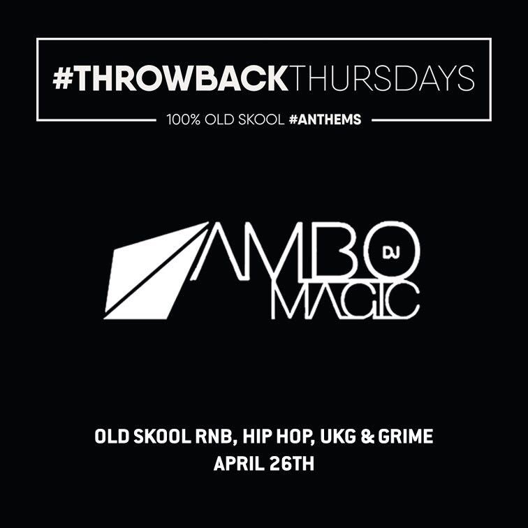 AmboMagic's tweet photo. 🚨GIG ALERT🚨WE’RE BACK @BoxparkCroydon #ThrowbackThursdays 29th April alongside @DJ_Shabz @jasonpdj @Rb1Dj @TBTanthems @100anthems 
#oldskool #croydon #throwback #tbt #london  #boxpark #dj #djlife https://t.co/9PsrFoFcgp