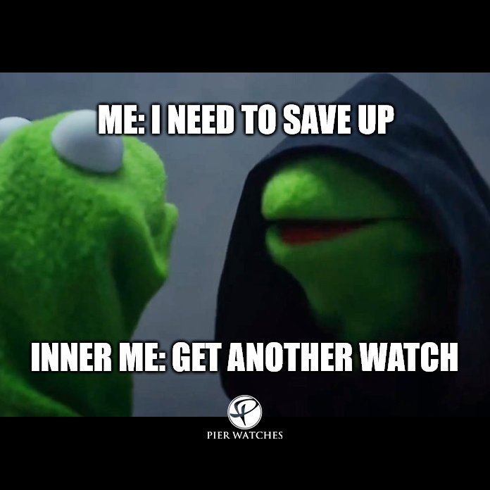 Every. Single. Time. 
#TeamPier #evilkermit #watches #thisiswhyiambroke