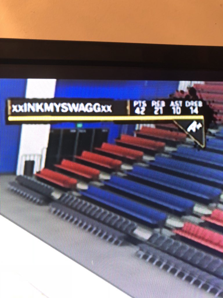 iNetworkOps's tweet photo. Not gonna forget this game I really just dominated and my teammates had trust in me.
#Nba2K18
#2KLeagueCombine
#youtuber
#twitch
#xboxone
#2kleague
#retweet
#2KDraftMe
#RogerDraftMe
#2KResume
@AdamRubinNba
@RogerCaneda
@WizardsDG
@PistonsGT
@codyparrent
@Keiranthil
@Sprtakuz https://t.co/BlGcJ7s51P