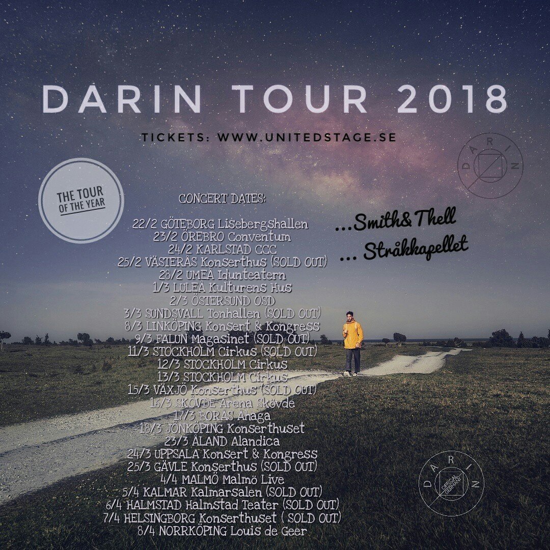 DarinGlobal's tweet photo. @DarinOfficial @UnitedStage Tour of the year. 🙋🎉 #darintour 

Tickets: https://t.co/P5cQKIs1aM https://t.co/FhMI7VnZhl