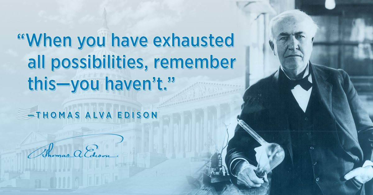 Edison_Electric's tweet image. Happy Birthday Thomas Edison! We honor your spirit of #innovation. 🎉🎊💡